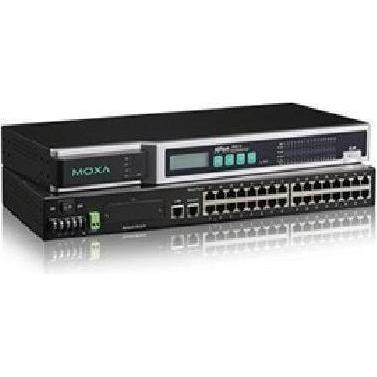 Moxa NPORT 6650-16 - Terminal server sicuro a 16 porte da RS-232422485 a Ethernet, ingresso da 100 a 240, Server di stampa