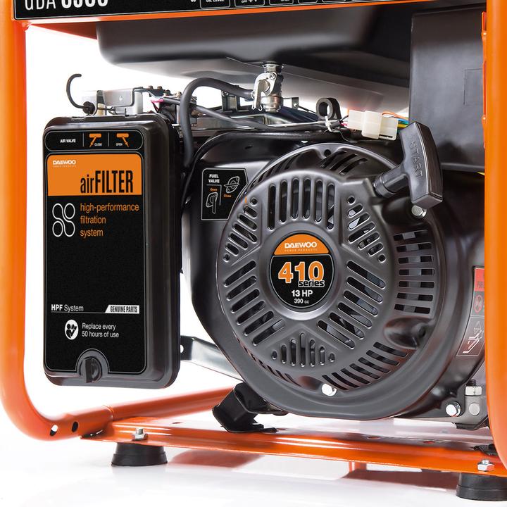 Actual product image Daewoo Power Products Petrol generator (5500 W, 30 l)