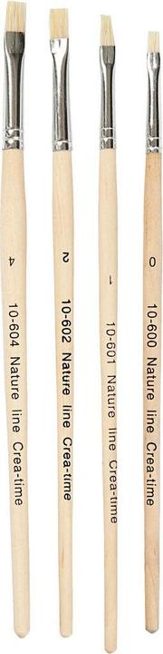 Creativ Company Nature Line brush 00/1/2/4, 4 pcs. (7 mm)