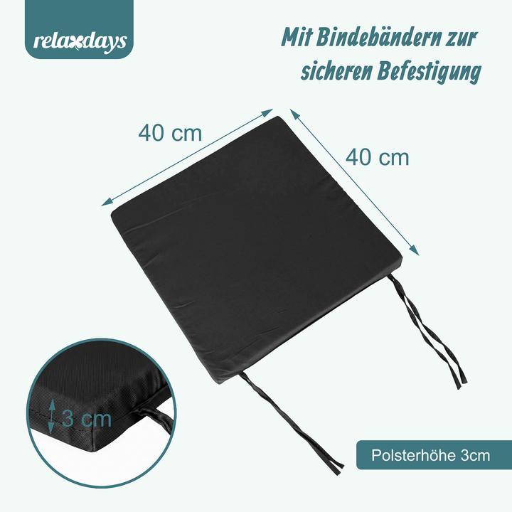 Image du produit Relaxdays 4 coussins chaise