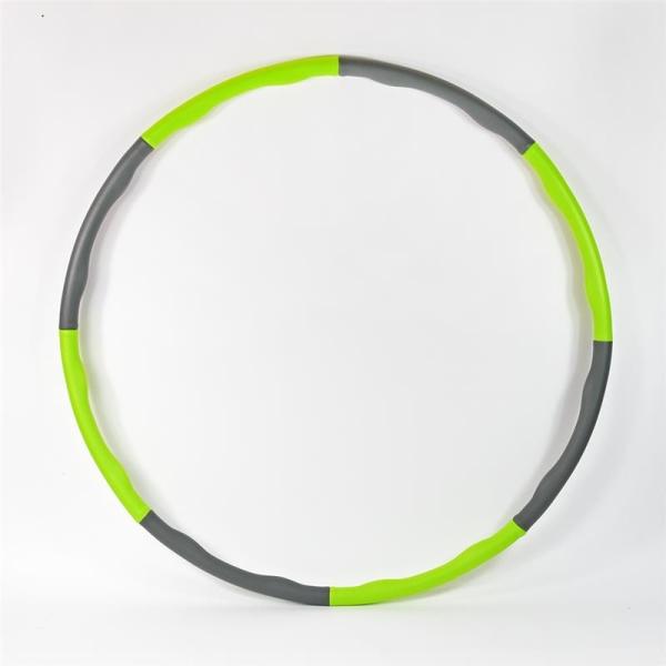 Actual product image Kögler Fitness Hula Hoop, in 8 parts, green/grey (95 cm, 940 g)