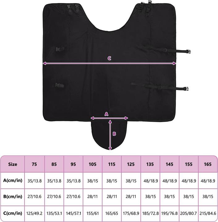 Produktbild vidaXL Pferdedecke (105 cm)