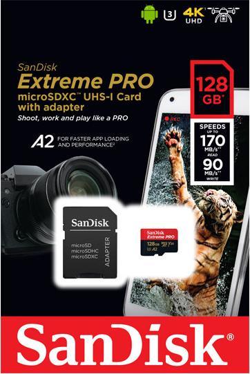 Actual product image SANDISK Ultra mit Adapter (256 GB, microSDXC, U1, UHS-I)