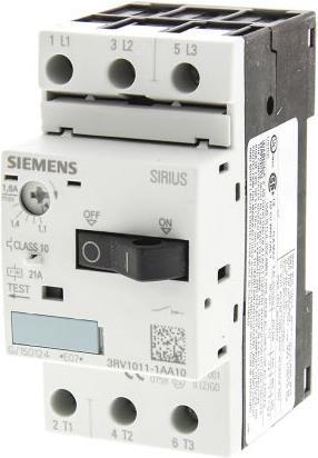 Produktbild Siemens Motorschutzschalter 3RV1 1,1-1,6A