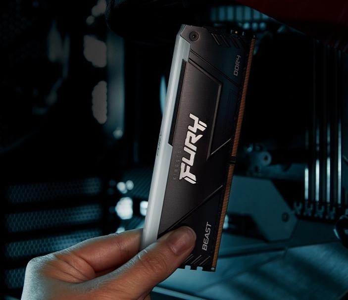 Produktbild Kingston Fury Beast RGB (2 x 32GB, 3600 MHz, DDR4-RAM, DIMM)