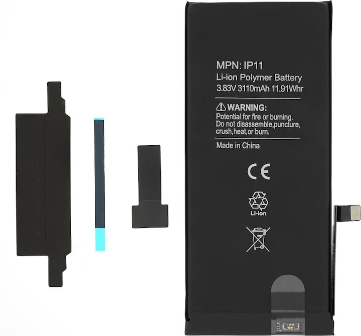 Immagine prodotto OEM Batteria per iPhone 11, decodificata con IC aggiuntivo (senza saldatura)
