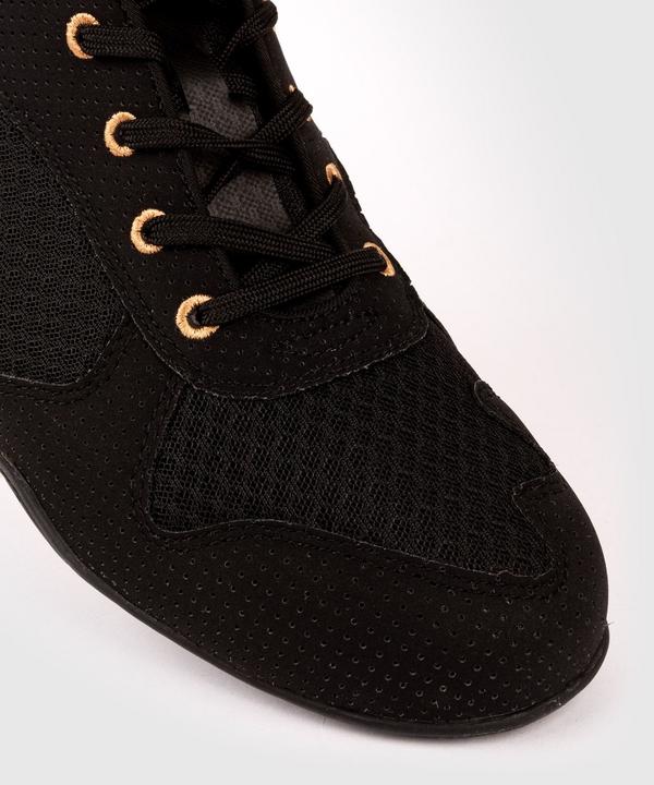 Actual product image Venum Elite Boxing Shoes – Black/Bronze - 44,5 (US 11) (44)