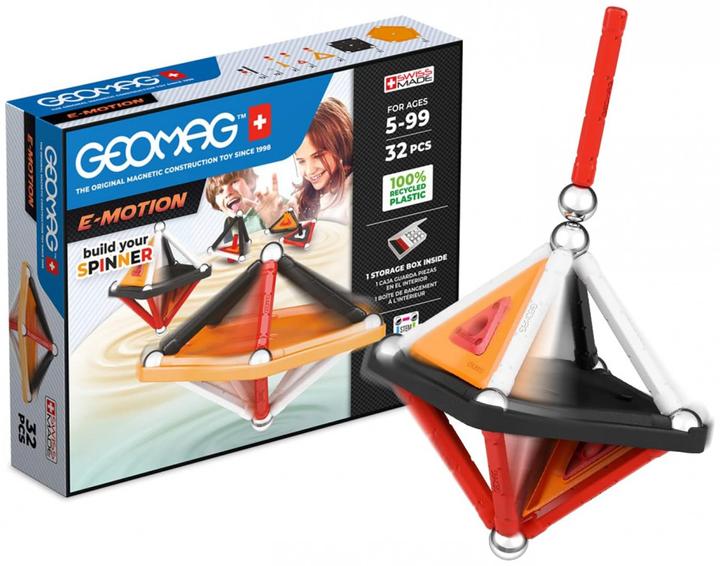 Actual product image Geomag E-motion Build your Spinner - 32-delig