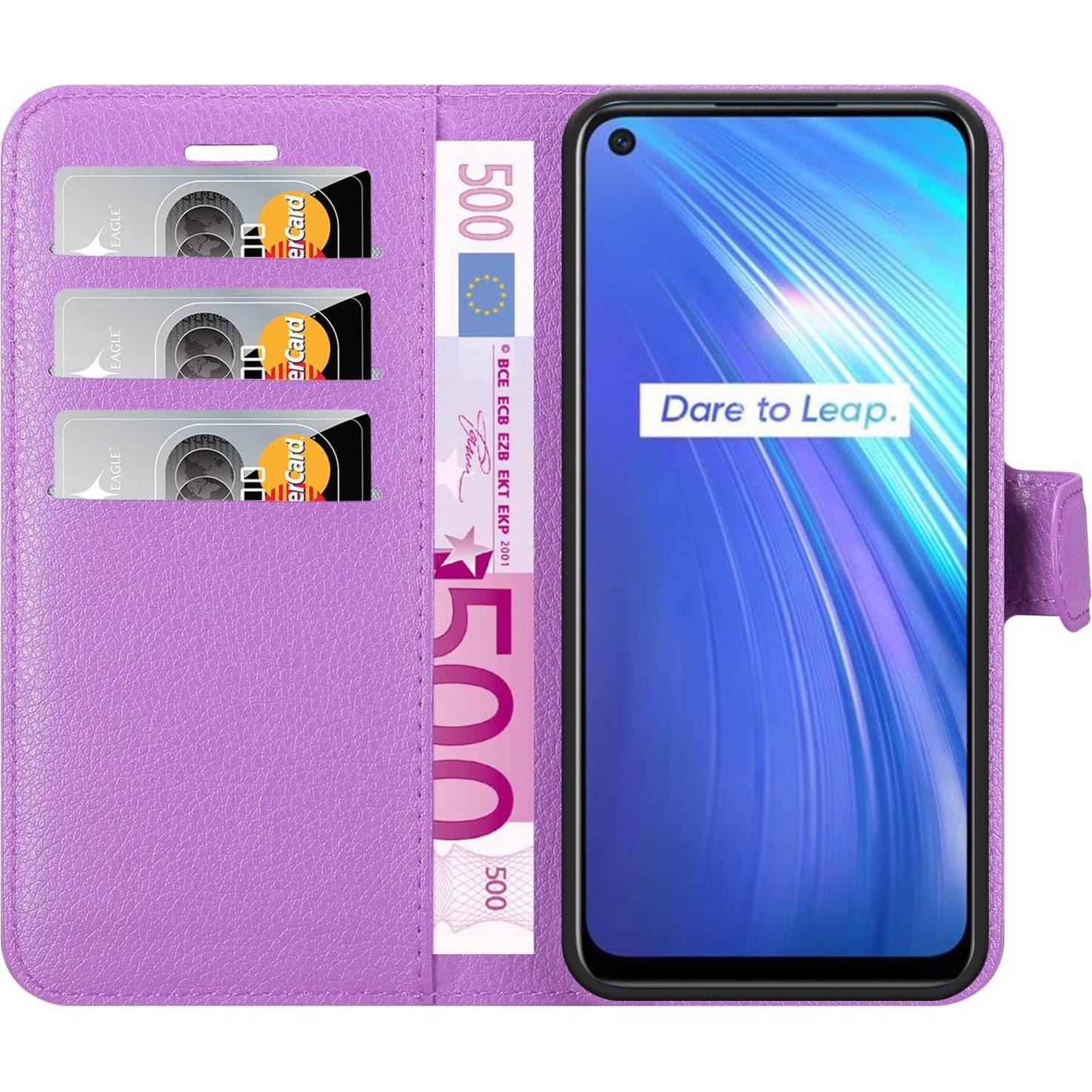 Thumbnail - Cadorabo Book Stand (Realme 6, Realme 6s), Smartphone Hülle, Violett