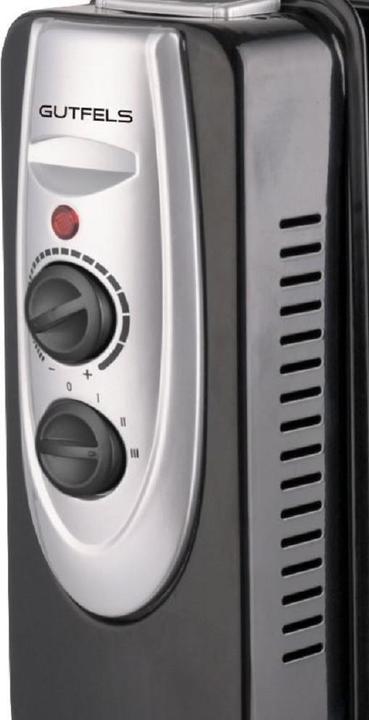 Actual product image Gutfels Radiator HR32011 sw 11 fins 2.5 kW 3 heat settings (2500 W)