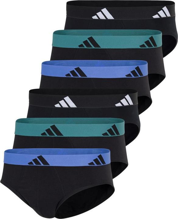 Produktbild Adidas 6er Pack Active Flex Cotton Slip / Unterhose (M, 6er Pack)
