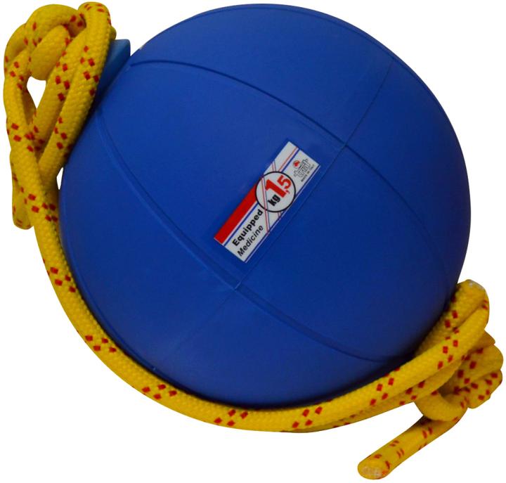 Actual product image Trial ® Spezial-Medizinball mit Seilführung (1.50 kg, 250 mm)