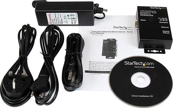 Produktbild StarTech .com 1 Port RS232 Serial Ethernet Device Server