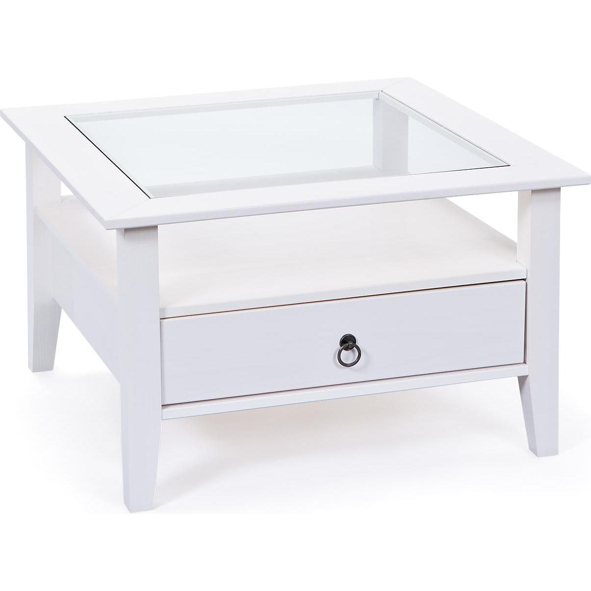 Ebuy24, Couchtisch + Beistelltisch, Couchtisch Pall (75 x 75 cm)