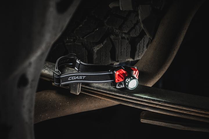 Image du produit Coast FL75R Lampe frontale rechargeable 1000 lumens - en boîte suspendue (530 lm)