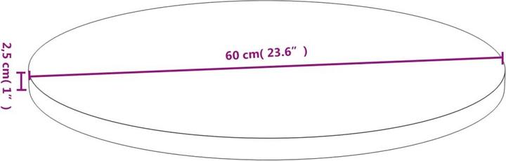 Produktbild vidaXL Douglas (60 x 2.5 cm)