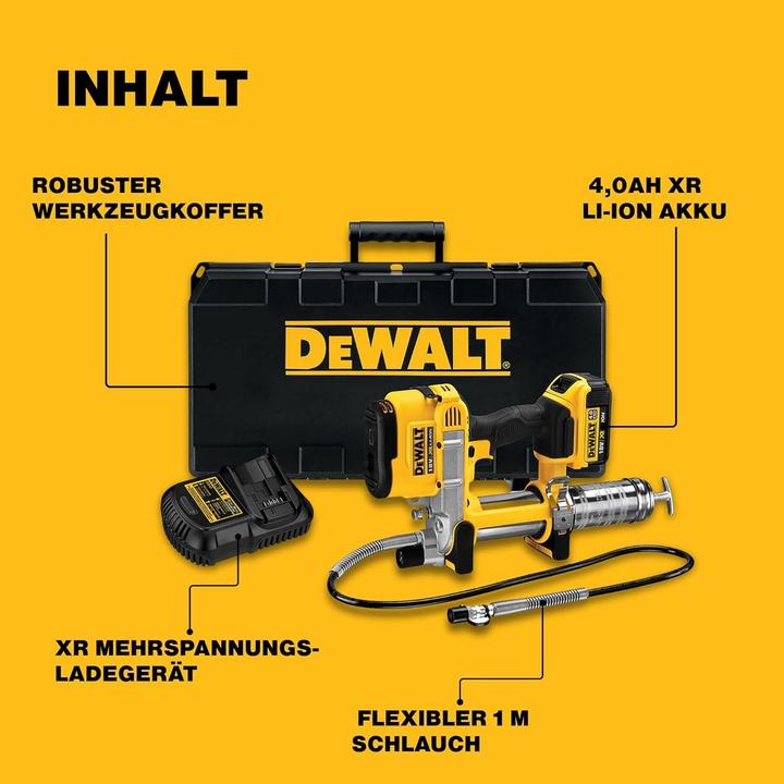 Immagine prodotto DeWalt Ingrassatore a batteria DCGGG571M1-QW