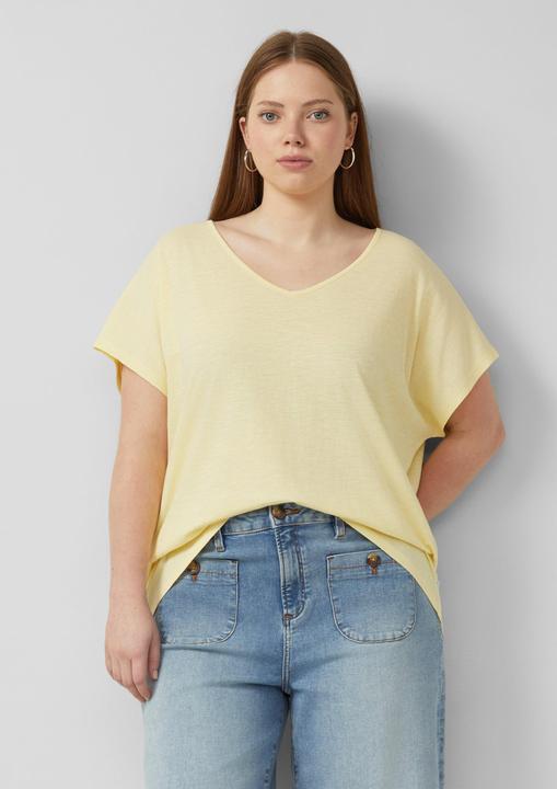 Produktbild s.Oliver Baumwollshirt mit Spitzeneinsatz (44)
