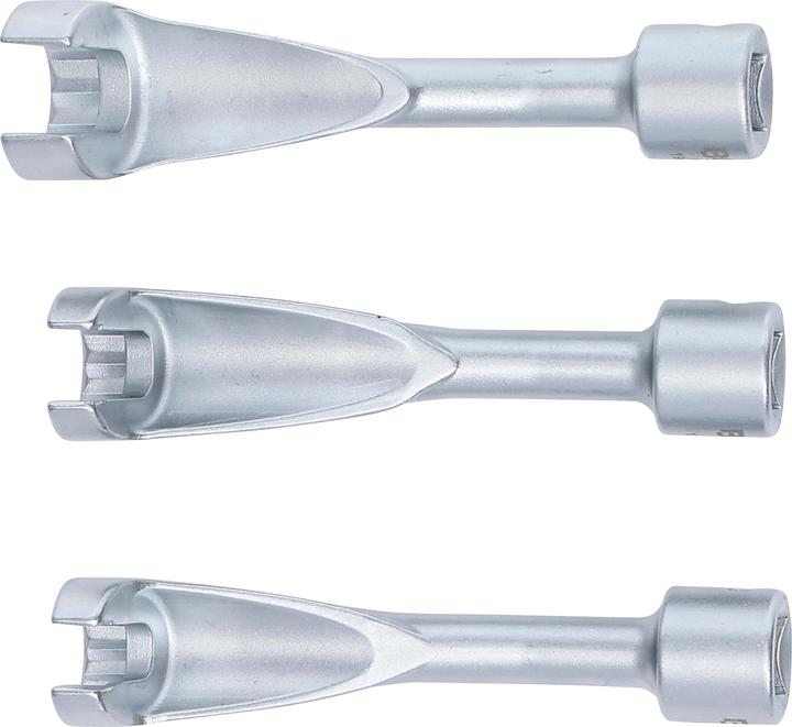 Actual product image BGS Pipe Wrench Set, open 12.5 mm (1/2") Drive 14 - 17 - 19 mm
