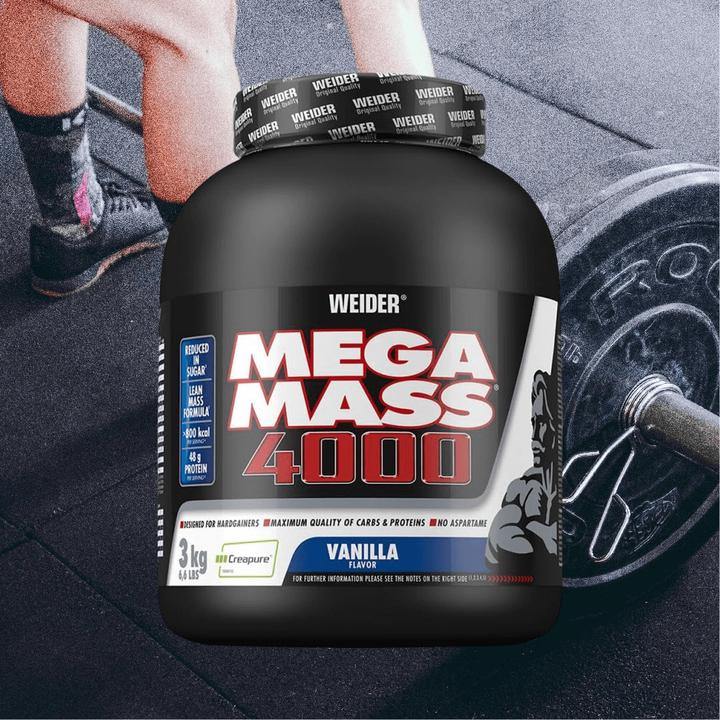 Immagine prodotto Weider Mega Mass 4000 (Vaniglia, 1 x, 3000 g)