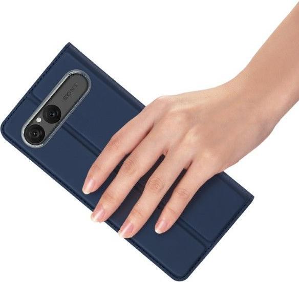 Actual product image Dux Ducis Sony Xperia 10 VII Cover Card Holder - Blue