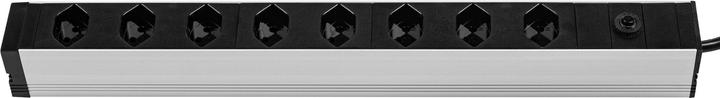 Produktbild Furber.power Steckdosenleiste (8 x, Typ 13, 3 m)