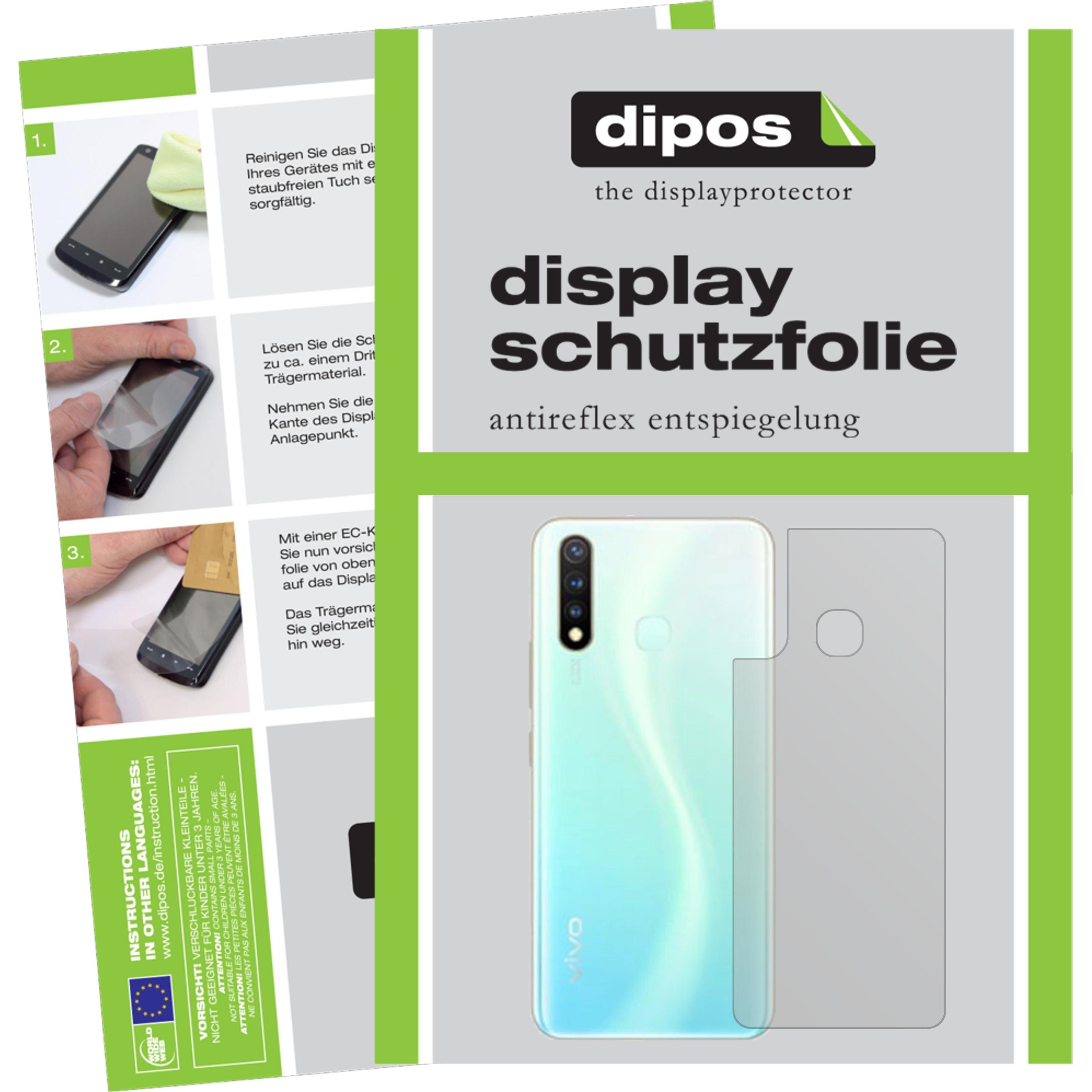 Dipos Displayschutzfolie Antireflex (5 Stück, Vivo Y19), Smartphone Schutzfolie, Transparent