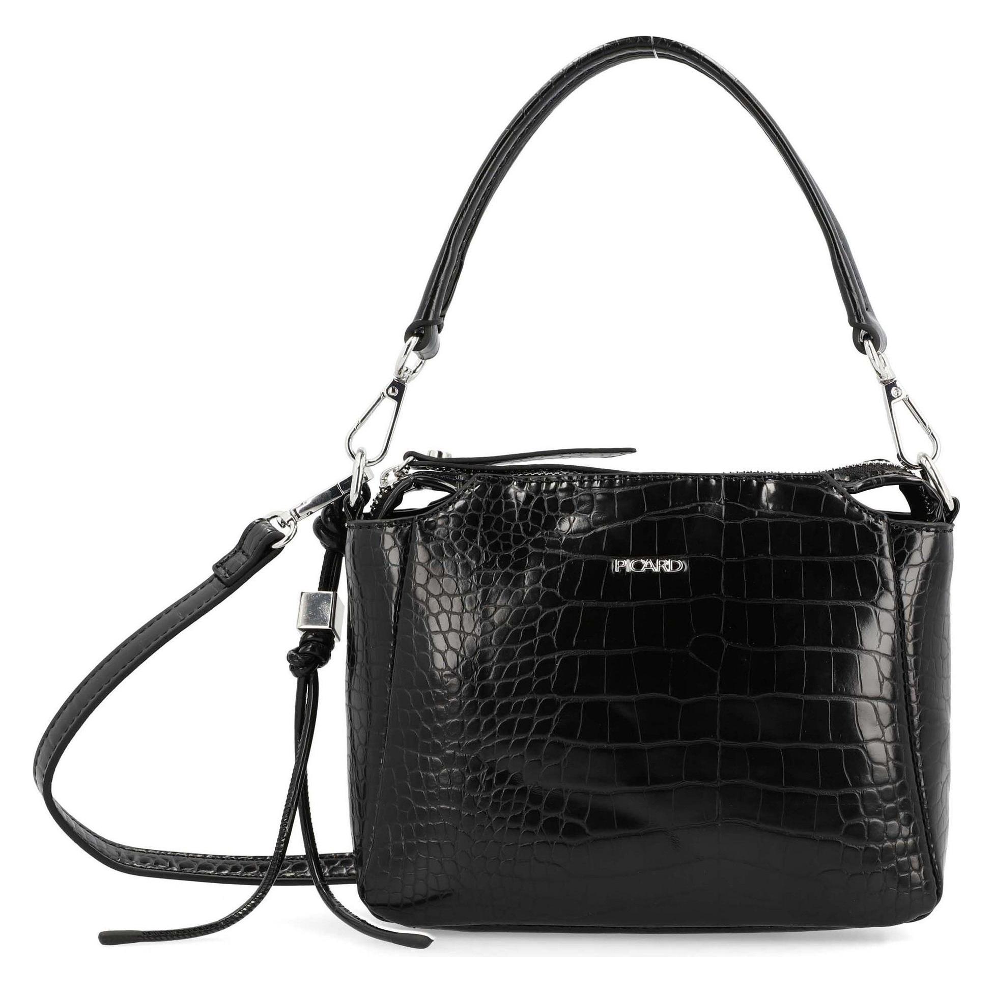 Picard, Damen, Handtasche, Wild Art Schultertasche 22 Cm, Schwarz