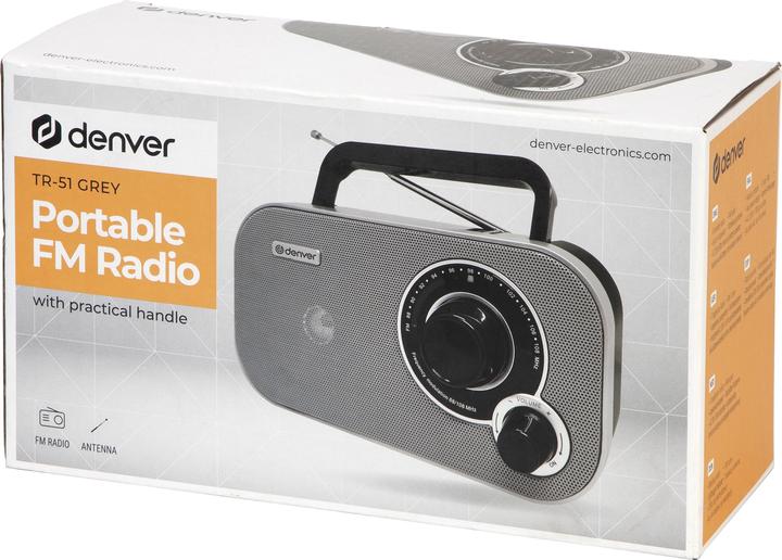 Image du produit Denver TR-51 Gris (FM, KW)