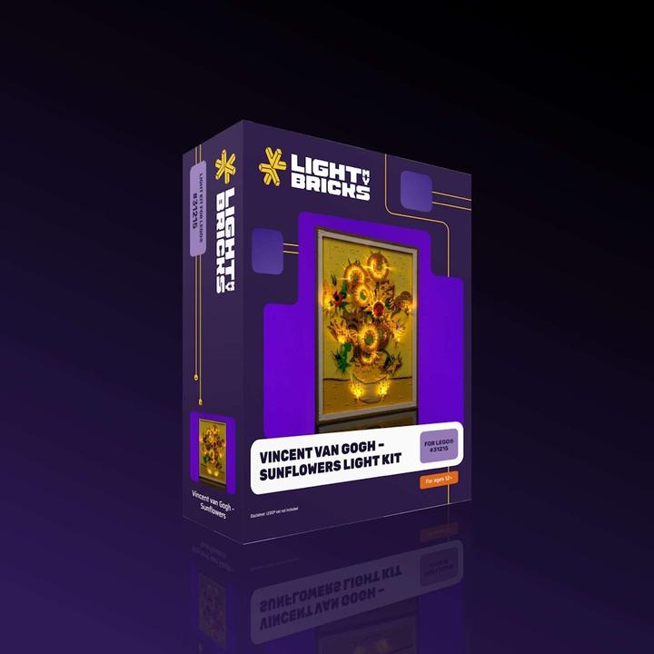 Produktbild Light my bricks LMB 2.0 LED Licht Set für LEGO® 31215 Vincent Van Gogh - Sonnenblumen
