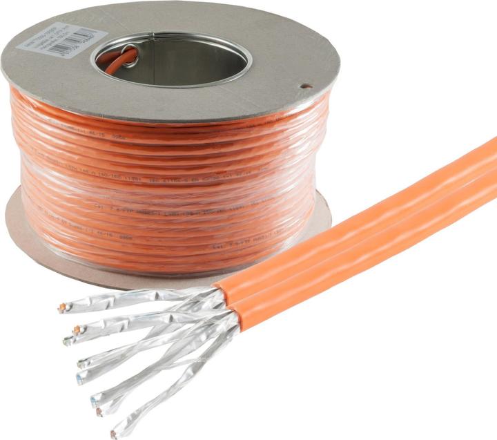 Actual product image Shiverpeaks ®-BASIC-S--Network cable-LAN installation cable,Cat.7 raw cable, S/FTP, duplex, bandwidth 600 MHz (S/FTP, CAT7, 100 m)