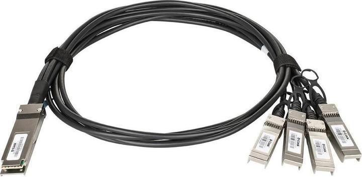 D-Link 100G QSFP28 to 4x25G SFP28 Direct Attach Breakout Cable