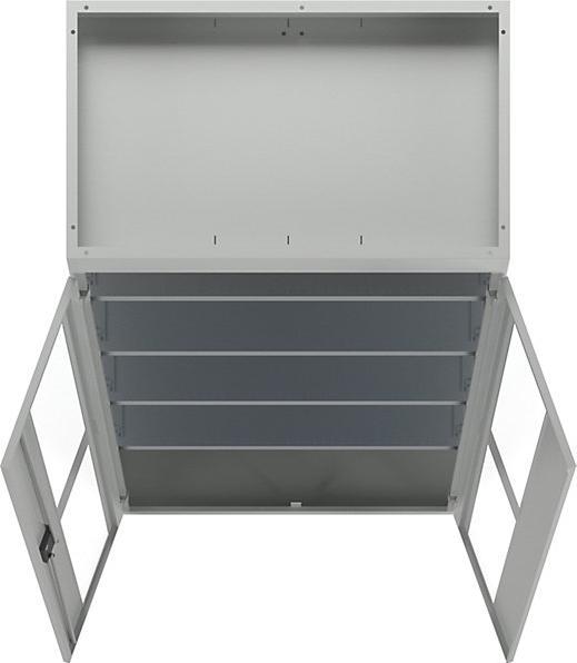 Produktbild Lista Sichtfensterschrank, HxBxT 1950 x 1000 x 580 mm (100 cm, 195 cm)