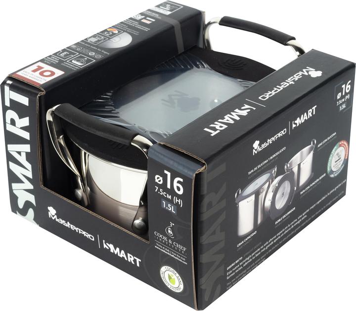 Actual product image MasterPRO Casserole with lid (Pot, 16 x 7.50 cm)