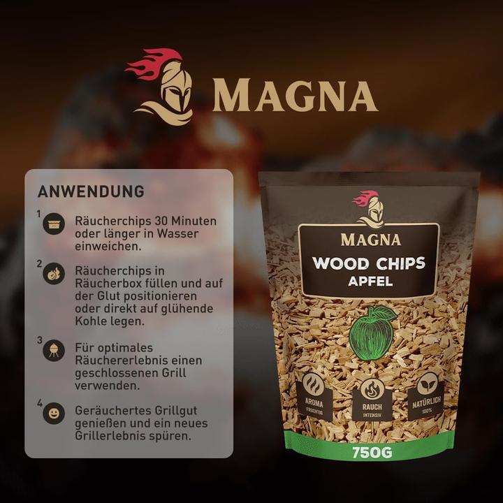 Immagine prodotto Magna 5-teiliges Räucherchips-Set Apfel