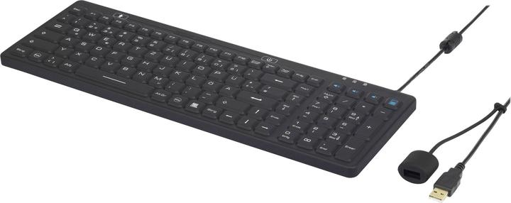 Produktbild Renkforce Industrielle staub- und spritzwassergeschützte USB-Tastatur (DE, Kabelgebunden)