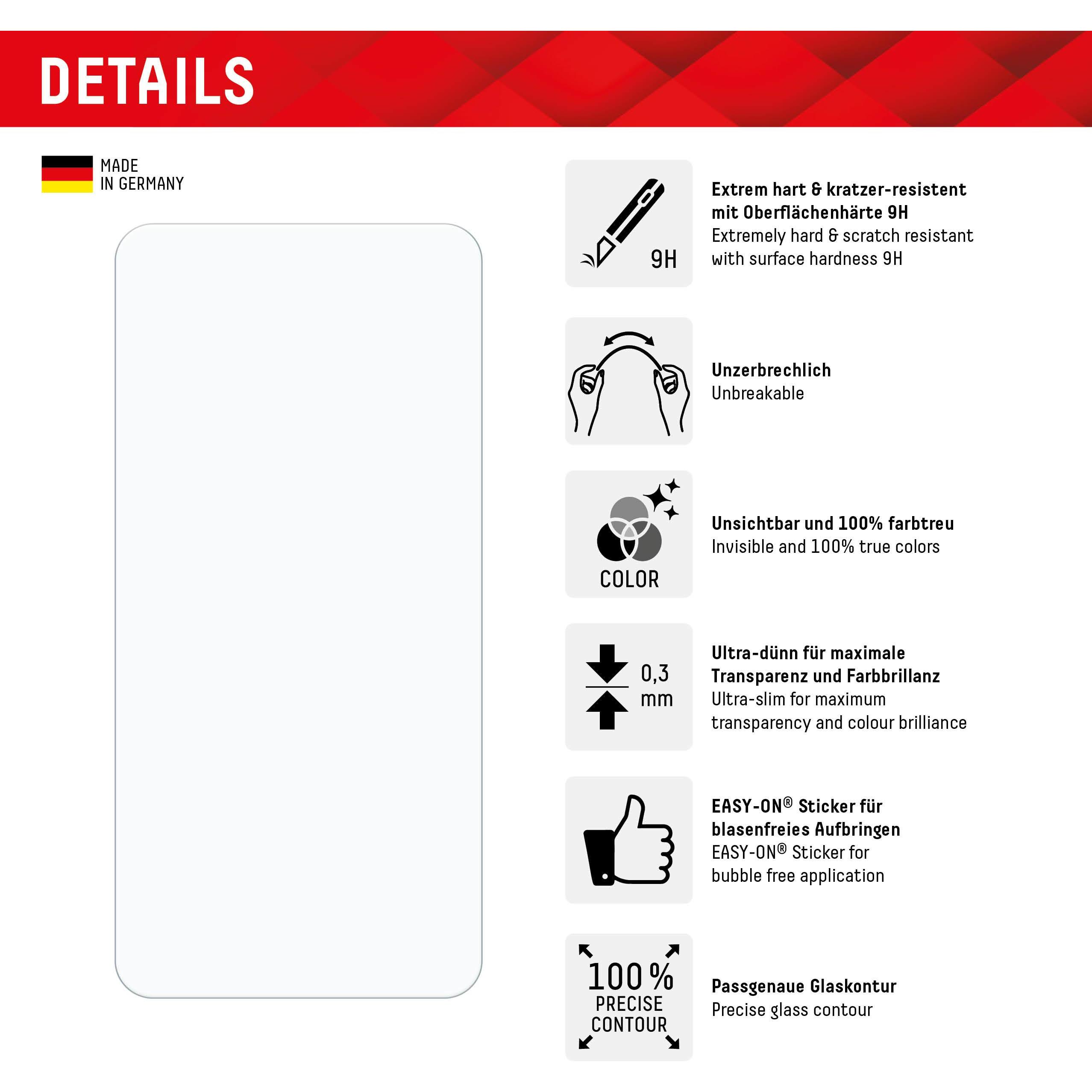 Thumbnail - Displex Smart Glass, Displayschutzfolie (1 Stück, Samsung Galaxy S24+, Samsung Galaxy S25+), Smartphone Schutzfolie, Tra...