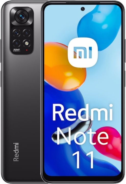 Produktbild Xiaomi Redmi Note 11 (128 GB, Graphite Grey, 6.43", Dual SIM + SD, 50 Mpx, 4G)