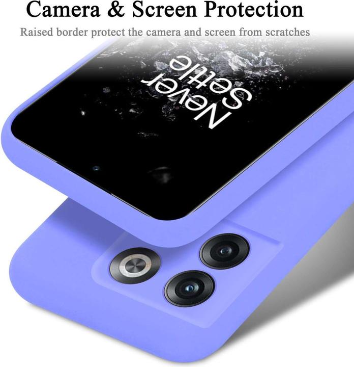 Actual product image Cadorabo Bumper Case for OnePlus 10T / ACE PRO TPU Liquid Silicone Cover for OnePlus 10T / ACE PRO (OnePlus Ace Pro, OnePlus 10T)