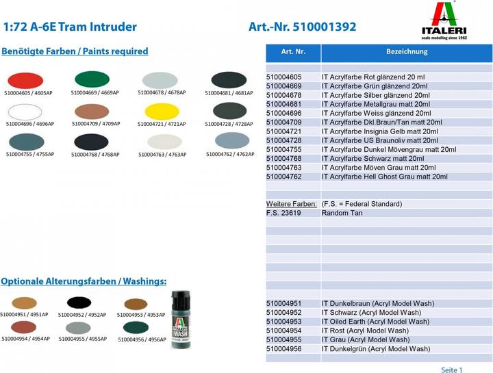 Produktbild 1:72 A-6E Tram Intruder