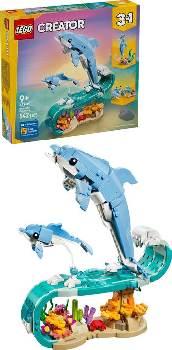 Image du produit LEGO Wunderschöne Delfine (31385, LEGO Creator 3-in-1)