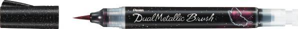 Actual product image Pentel Brushpen Dual Metallic XGFH-DA black (1x)