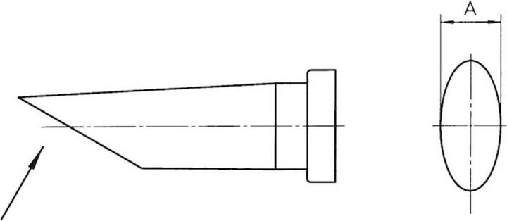 Produktbild Weller Erem Lötspitze LT-CC45 3,2mm WSP80/FE75 (Lötspitze)