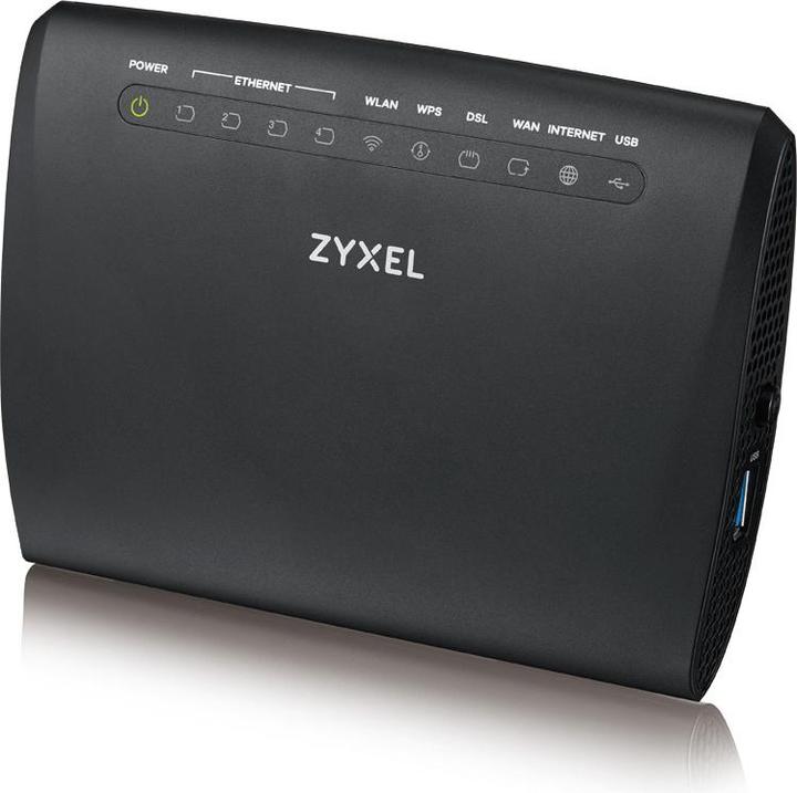 Actual product image Zyxel VMG3312-T20A wireless router Gigabit Ethernet Single-band () White