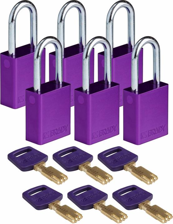 Image du produit Brady SafeKey Padlocks - Aluminium
