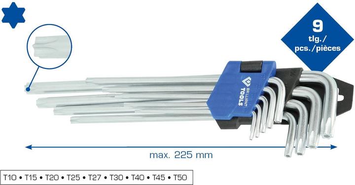 Actual product image Brilliant Tools Hexagon Key Set