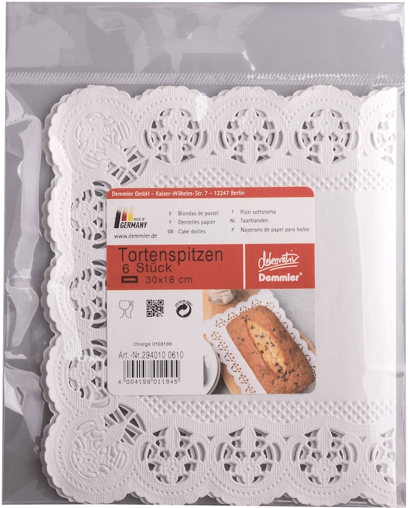 Produktbild Demmler Tortenspitzen - eckig