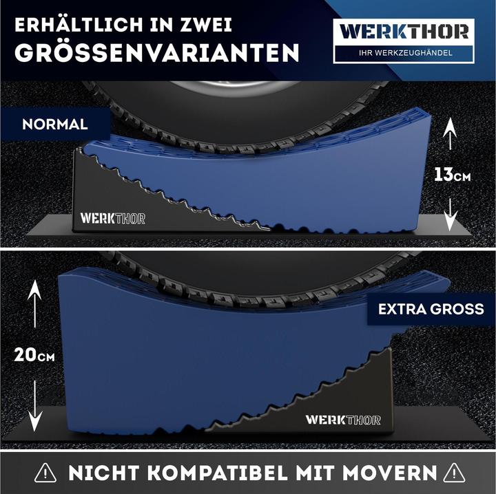 Image du produit Werkthor Innovative Auffahrkeile mit Unterlegmatte