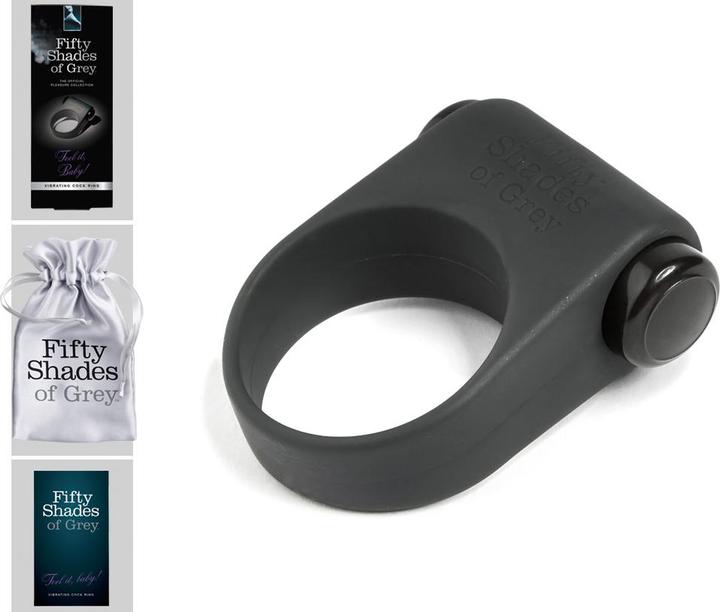 Produktbild Fifty Shades of Grey Feel it Vibrating Cock Ring (6.40 cm)