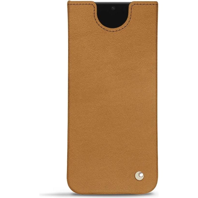 Noreve Lederschutzhülle (Samsung Galaxy S23 Ultra), Smartphone Hülle, Braun